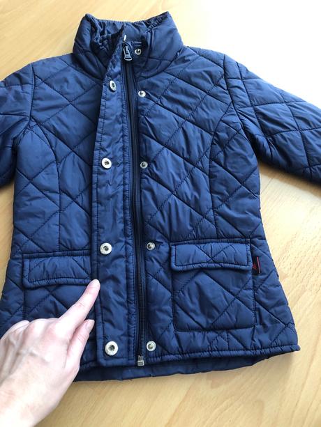 Tmavomodra presivana bunda zn.kappa, kappa,104