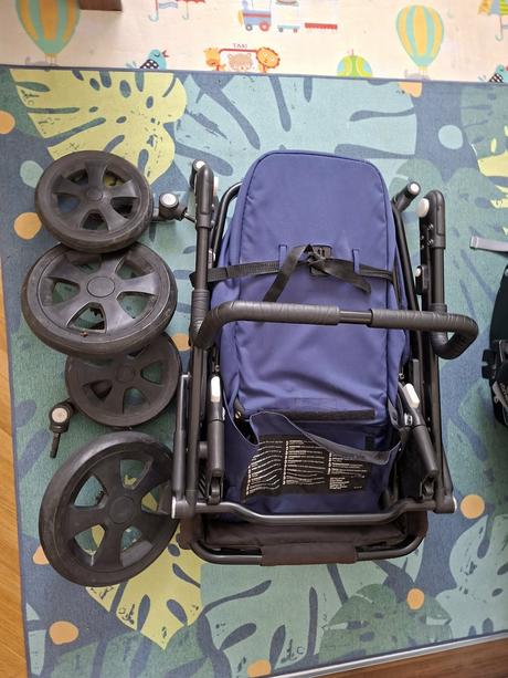 Trojkombinacia britax go big / modra farba + prisl, britax,britax go big