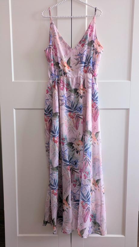 Kvetinové dlhé šaty s rozparkom mohito, mohito,l