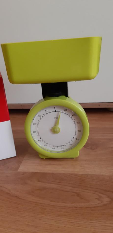 Kuchynská váha zelená, 