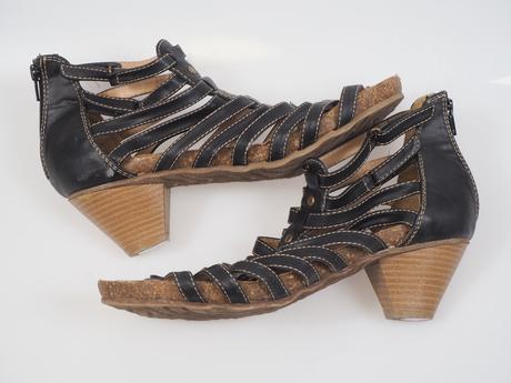 Kvalitné kožené sandále pia corsini, 41