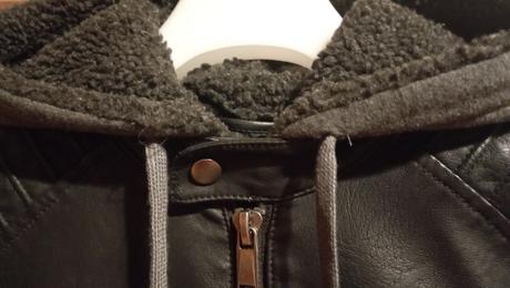 Pánska koženkova bunda, clockhouse,xs