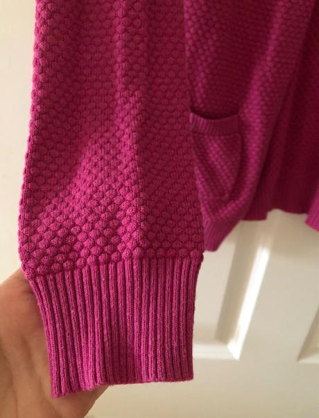 Cyklámenový kardigán, vrs, m/38, m