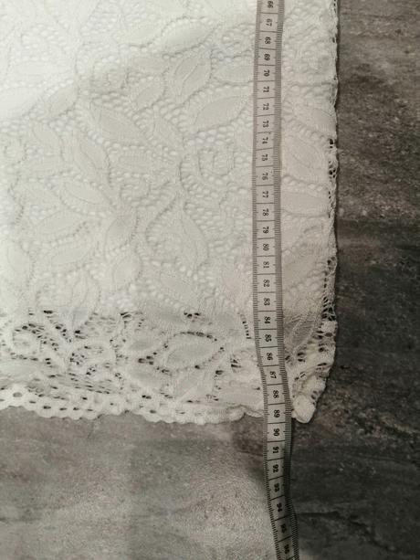Biele čipkové šaty pružné bodyflirt,v36-38, 36