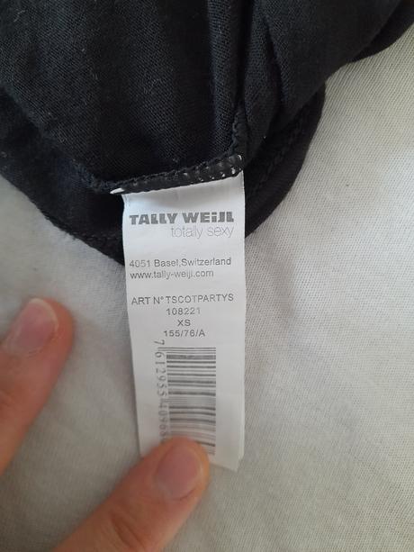 Tričko s lodičkovým výstrihom, tally weijl,xs