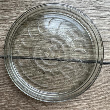 Sklenený tanier podnos so vzorom za 1eur,
