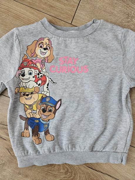 Mikina labková patrola 122/128, h&m,122