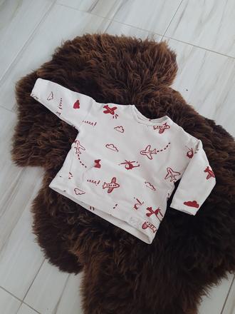 Detská mikina s lietadlami zara 98, zara,98