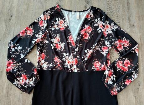 Kvetinový overal bodyflirt, bonprix,44