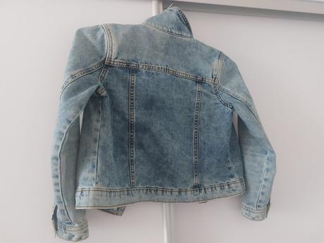 Dievčenská rifľová bunda, 140