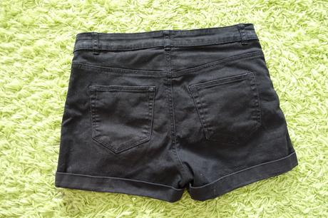 Kraťasy rifľové, h&m,152