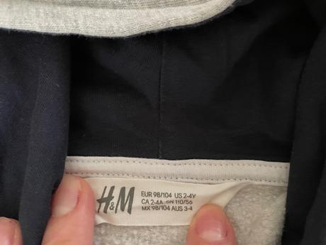 Mikina h&m 98/104, h&m,98