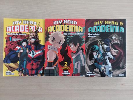 Knihy z edície my hero academia,