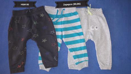 Tepláky, h&m,80