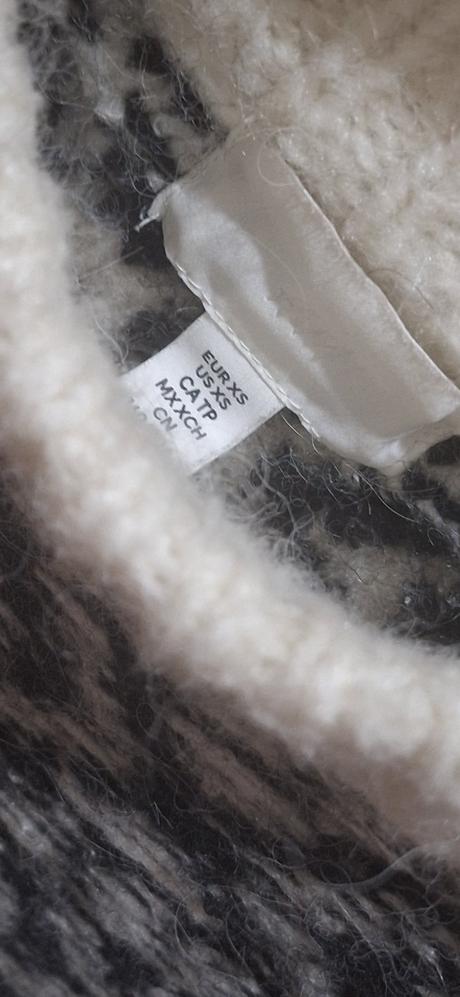 Lyziarsky zimny sveter h&m 34/36/38, h&m,s