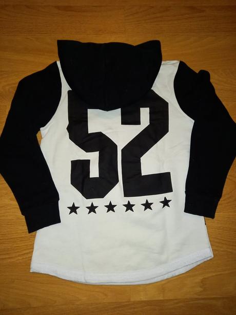 Čierno-biela mikina sanfran 146/152, c&a,146