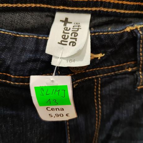 Vyšúchané slim rifle c&a veľ. 14 rokov, c&a,164