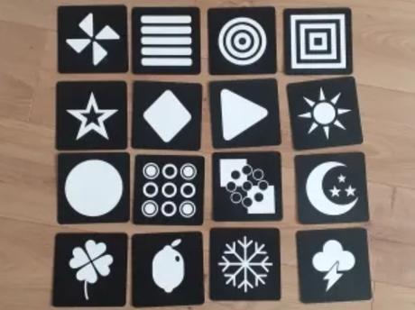 Kontrastné kartičky pre bábätká, 