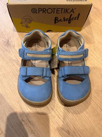 Protetika barefoot kožené sandále nery - blue, protetika,26