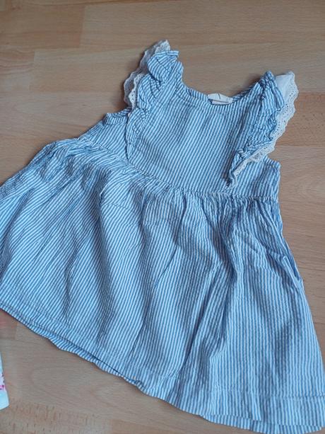 2x krasne letne šaty v.68 / 3-6 mes, h&m,68
