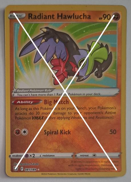 Pokémon karty - radiant (sword & shield), 