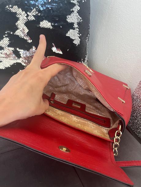 Nová červená guess kabelka, guess