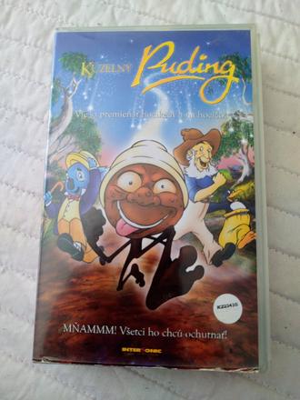 Retro vhs kazeta kúzelný puding,