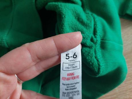 Detská mikina "trouble follows me" veľ.110-116, george,110