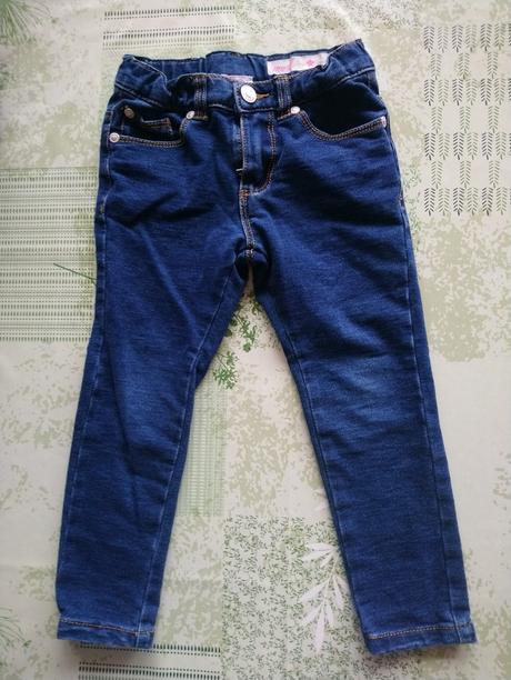 Dievčenské elastické rifle, slim, chicco, 86-92 cm, chicco,92