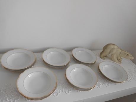 Bohémia taniere -55, čechoslovákia porcelán 6+6,, 