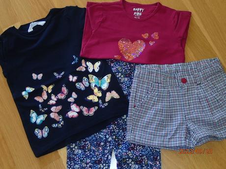 Bordový kompletik, h&m,122