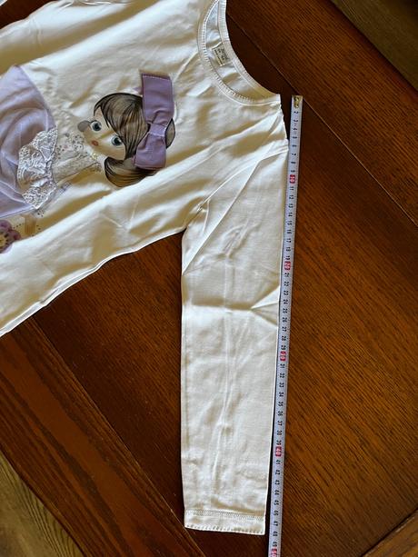 Tričko s dievčatkom s 3d sukničkou 122/128, mayoral,122