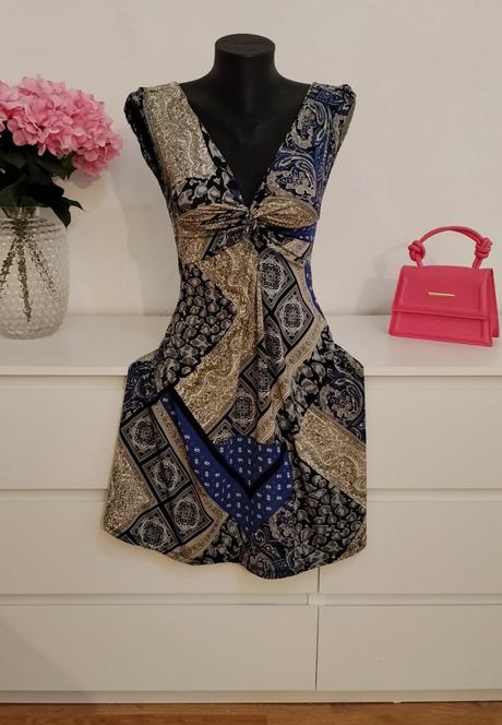 Boho šaty s paisley vzorom, s
