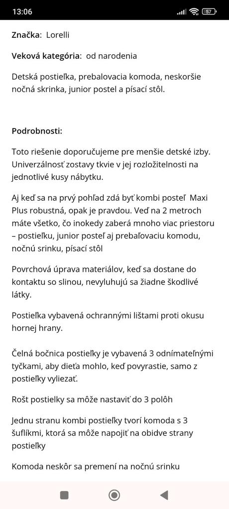 Detská postieľka 3v1, šírka (cm): 75,dĺžka (cm): 170