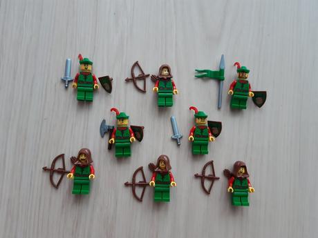 Predám lego mix figúrok forestman/obyvateľov lesa, 