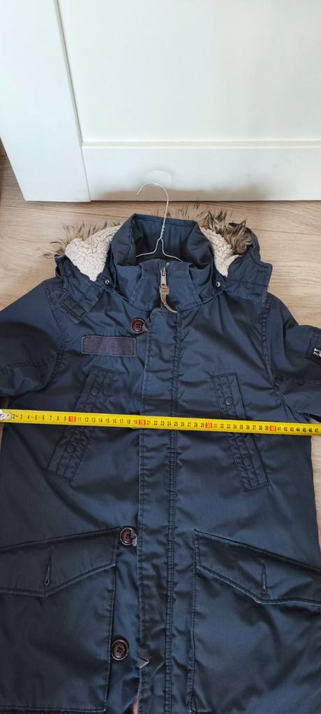 Dlhá zimná bunda/parka, h&m,146