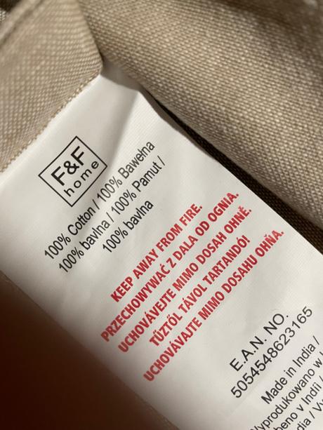 Naturálny veľký obrus 180 x 130 cm, 