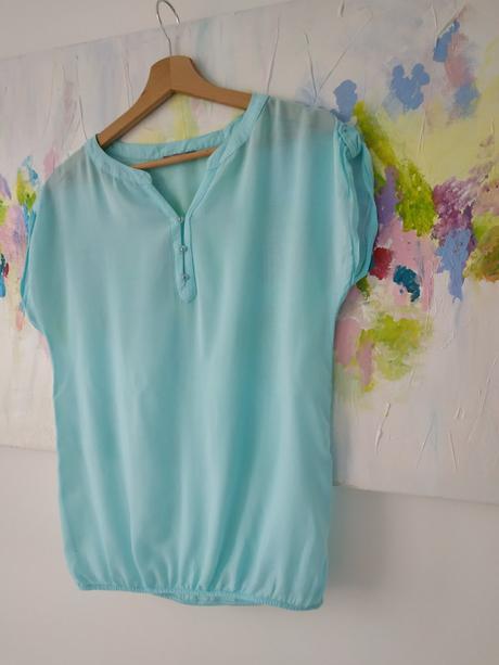 Bledomodra bluzka orsay, vel. 36, orsay,36