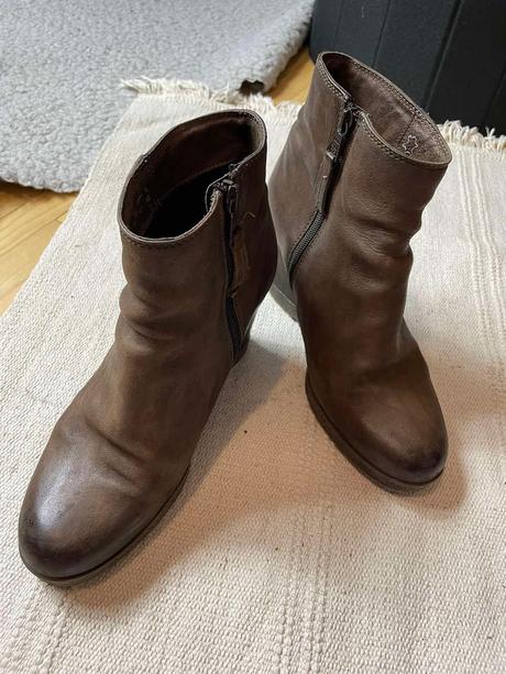 Kožené čižmy oxmo, 39