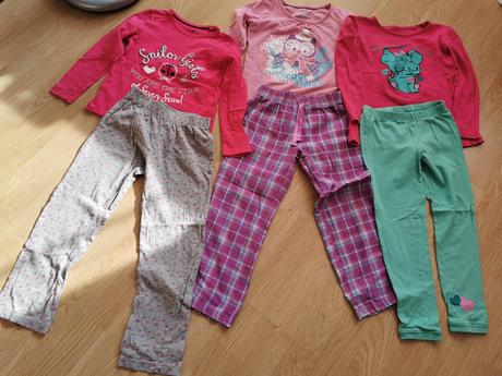 Pyžamo rozovo-sede srdieckave, lupilu,110