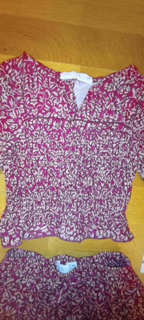 Suprava bluzka+ suknicka, zara,116