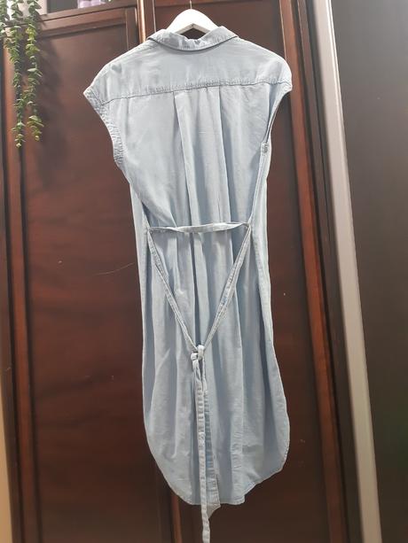 Ľahučké rifľové šaty, h&m,34