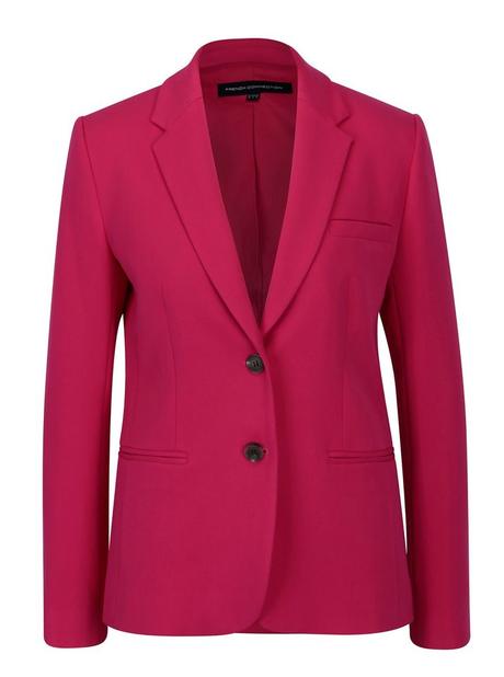 Tmavoružové sako french connection sundae, l