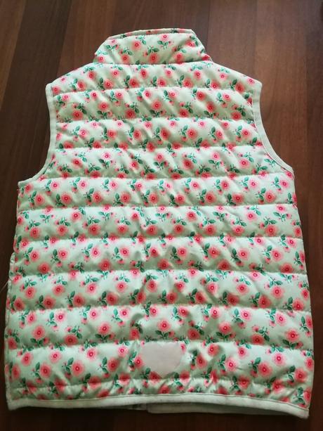 Dievčenská kvietkovaná vesta, topomini,86