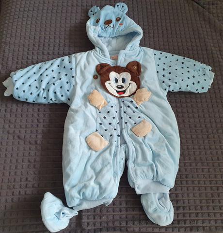 Zimné overaly, kombinézy pre novorodencov, 56