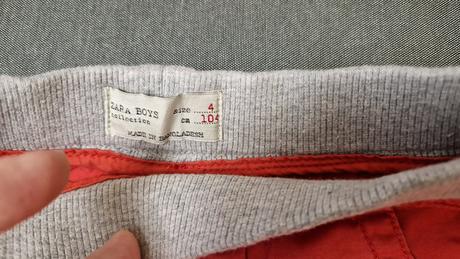 Kraťasy zara červené, zara,104