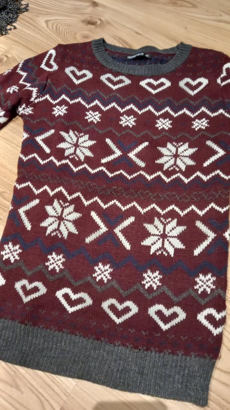 Sveter s folklórnym motívom, terranova,xs