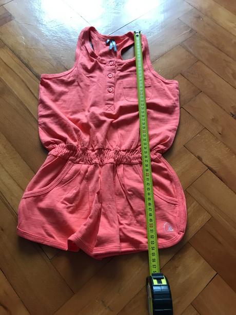 2 detské letné overaly, 128