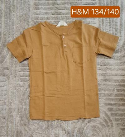 Tričko h&m 134/140 len vypraté, h&m,134