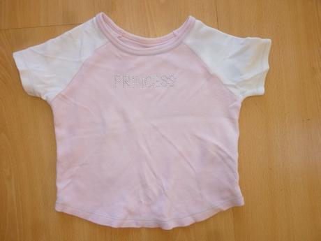 Tricko princes a kratasy , mothercare,86